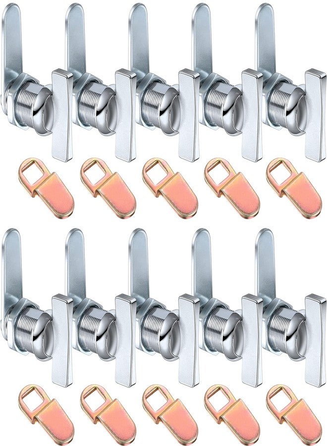 Ferraycle 10-Piece 7/8" Thumb Operated Offset Cam Compartment Lock for RV, Vehicles & Storage - Image 1
